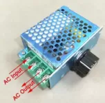 Dimmer AC220V 4000W Nút Nhấn Và LED DR40-BT-LED